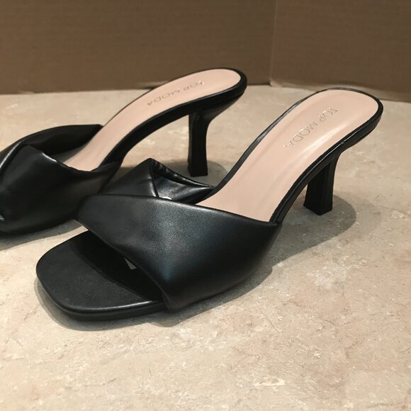 Top Moda Open Toe Heels 7 - Picture 3 of 13